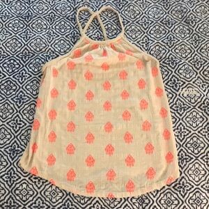 Lucky Brand racer back tank sz M